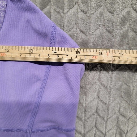 Lululemon Womens 10 Athletic Tank Top Purple Stretch Built In Bra Athletic Fit - Picture 3 of 8